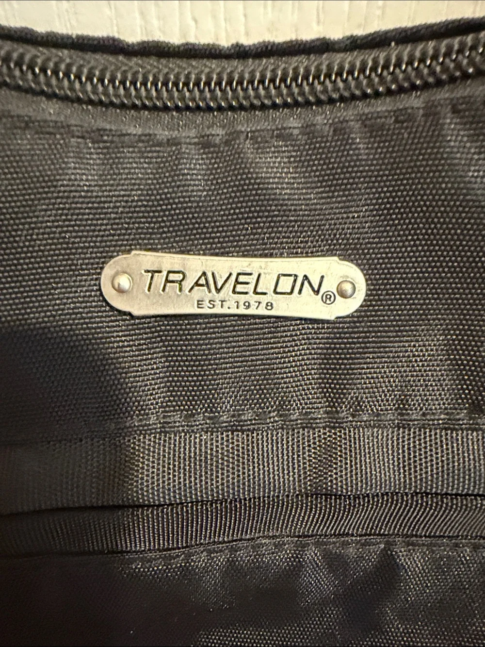 Travelon Black Nylon Crossbody Bag with Adjustable Strap - Picture 2 of 16